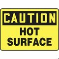 Accuform OSHA CAUTION SAFETY SIGN HOT SURFACE MEQM622VA